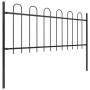 Gartenzaun mit schwarzen Stahlringspitzen 15,3 x 0,8 m von vidaXL, Zaunpaneele - Ref: Foro24-277655, Preis: 476,12 €, Rabatt: %