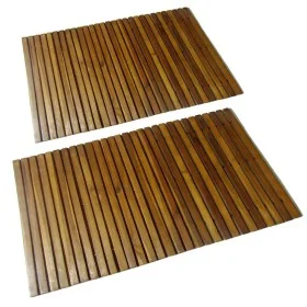 Set mit 2 Akazienteppichen für das Badezimmer, 80 x 50 cm von vidaXL, Teppiche und Badematten - Ref: Foro24-271768, Preis: 58...