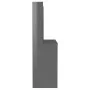 Tocador de maquillaje luces LED MDF gris brillo 100x40x135 cm by vidaXL, Bedroom Dressers - Ref: Foro24-331543, Price: 201,32...