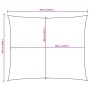 Toldo de vela rectangular tela Oxford negro 5x6 m