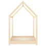 Solid pine wood children's bed frame 80x160 cm by vidaXL, Cribs and beds for children - Ref: Foro24-283347, Price: 144,96 €, ...