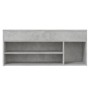Betongraue Schuhbank aus Holzwerkstoff, 105 x 30 x 45 cm von vidaXL, Schuhregale und Schuhorganisatoren - Ref: Foro24-808760,...