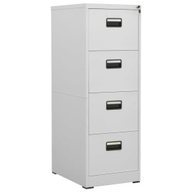 Light gray steel filing cabinet 46x62x133 cm by vidaXL, Filing cabinets - Ref: Foro24-336279, Price: 253,69 €, Discount: %