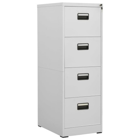 Aktenschrank aus hellgrauem Stahl 46x62x133 cm von vidaXL, Aktenschränke - Ref: Foro24-336279, Preis: 253,69 €, Rabatt: %