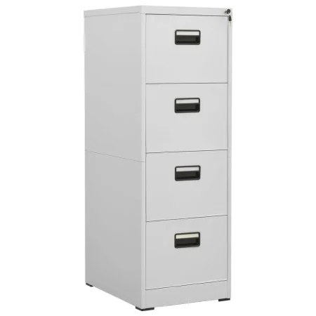 Light gray steel filing cabinet 46x62x133 cm by vidaXL, Filing cabinets - Ref: Foro24-336279, Price: 249,08 €, Discount: %