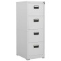 Light gray steel filing cabinet 46x62x133 cm by vidaXL, Filing cabinets - Ref: Foro24-336279, Price: 253,57 €, Discount: %