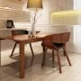 Esszimmerstühle, 2 Stück, gebogenes Holz, braunes Kunstleder von vidaXL, Essstühle - Ref: Foro24-270043, Preis: 360,73 €, Rab...