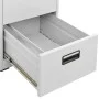 Light gray steel filing cabinet 46x62x133 cm by vidaXL, Filing cabinets - Ref: Foro24-336279, Price: 249,08 €, Discount: %