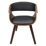 Sillas de comedor 2 uds madera curvada piel sintética marrón de vidaXL, Sillas de comedor - Ref: Foro24-270043, Precio: 353,1...