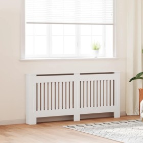 Cubierta para radiador MDF blanco 172 cm