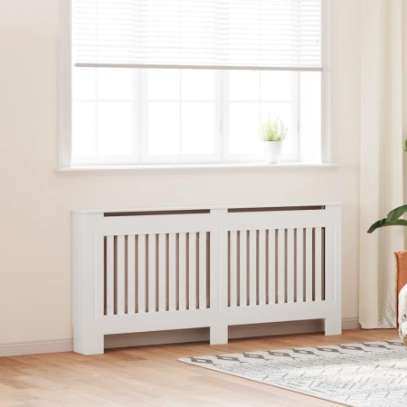 Cubierta para radiador MDF blanco 172 cm