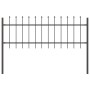 Cerca de jardín Gris 8.5 x 0.6 m