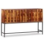 Aparador de madera maciza de acacia 120x30x80 cm