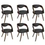 Sillas de comedor 6 unidades cuero sintético marrón de vidaXL, Sillas de comedor - Ref: Foro24-270040, Precio: 882,83 €, Desc...