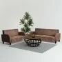 Brown artificial suede 2-piece sofa set by vidaXL, Sofas - Ref: Foro24-275226, Price: 838,29 €, Discount: %