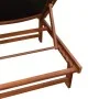 Lounger with table 2 units solid acacia wood and textilene by vidaXL, Loungers - Ref: Foro24-273752, Price: 316,14 €, Discoun...