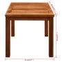 Lounger with table 2 units solid acacia wood and textilene by vidaXL, Loungers - Ref: Foro24-273752, Price: 316,14 €, Discoun...