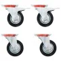 Swivel wheels 16 units 100 mm by vidaXL, Material handling - Ref: Foro24-278018, Price: 86,73 €, Discount: %