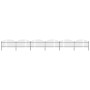 Gartenzaun mit Speerspitzen aus schwarzem Stahl (1-1,25) x 10,2 m von vidaXL, Zaunpaneele - Ref: Foro24-277726, Preis: 456,65...