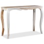 Mesa consola de madera maciza de acacia 110x40x76 cm