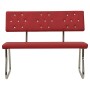 Rote Kunstlederbank 110 cm von vidaXL, Ess- und Küchenbänke - Ref: Foro24-325859, Preis: 119,02 €, Rabatt: %