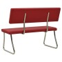 Rote Kunstlederbank 110 cm von vidaXL, Ess- und Küchenbänke - Ref: Foro24-325859, Preis: 119,02 €, Rabatt: %