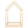 Estructura de cama infantil de madera maciza de pino 90x200 cm de vidaXL, Cunas y camas para niños - Ref: Foro24-283348, Prec...