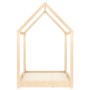 Solid pine wood children's bed frame 90x200 cm by vidaXL, Cribs and beds for children - Ref: Foro24-283348, Price: 158,22 €, ...