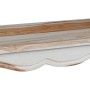 Mesa consola de madera maciza de acacia 110x40x76 cm