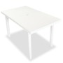 Gartenset 5-teilig aus weißem Kunststoff von vidaXL, Gartensets - Ref: Foro24-275074, Preis: 473,58 €, Rabatt: %