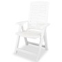 Gartenset 5-teilig aus weißem Kunststoff von vidaXL, Gartensets - Ref: Foro24-275074, Preis: 473,58 €, Rabatt: %
