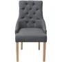 Esszimmerstühle 4 Einheiten aus dunkelgrauem Stoff von vidaXL, Essstühle - Ref: Foro24-274423, Preis: 501,57 €, Rabatt: %
