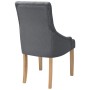Dining chairs 4 units of dark gray fabric by vidaXL, dining chairs - Ref: Foro24-274423, Price: 506,47 €, Discount: %