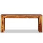 Banco de madera maciza de acacia 110x35x45 cm