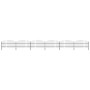 Garden fence with black steel spearheads (0.75-1)x10.2 m by vidaXL, fence panels - Ref: Foro24-277717, Price: 294,54 €, Disco...