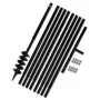 Taladro De Tierra Con Mango 100 mm Con Tubo De Extensión 9 M Acero by vidaXL, Helical augers - Ref: Foro24-270520, Price: 109...