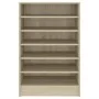 Sonoma Schuhschrank aus Eichensperrholz 60x35x92 cm von vidaXL, Schuhregale und Schuhorganisatoren - Ref: Foro24-808948, Prei...