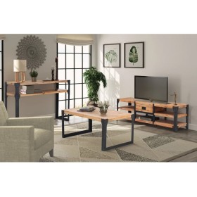 3-teiliges Wohnzimmermöbel-Set aus massivem Akazienholz von vidaXL, Wohnzimmermöbel-Sets - Ref: Foro24-274708, Preis: 484,83 ...