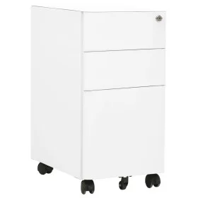 Mobile filing cabinet in white steel, 30x45x59 cm. by vidaXL, Filing cabinets - Ref: Foro24-335982, Price: 127,91 €, Discount: %