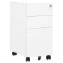 Mobile filing cabinet in white steel, 30x45x59 cm. by vidaXL, Filing cabinets - Ref: Foro24-335982, Price: 127,91 €, Discount: %