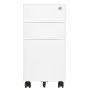 Mobile filing cabinet in white steel, 30x45x59 cm. by vidaXL, Filing cabinets - Ref: Foro24-335982, Price: 127,91 €, Discount: %