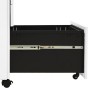 Mobiler Aktenschrank aus weißem Stahl 30x45x59 cm von vidaXL, Aktenschränke - Ref: Foro24-335982, Preis: 129,55 €, Rabatt: %
