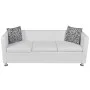 Set aus 2- und 3-Sitzer-Sofas und weißem Kunstledersessel von vidaXL, Sofas - Ref: Foro24-272180, Preis: 503,08 €, Rabatt: %