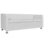 Set of 2 and 3-seater sofas and a white artificial leather armchair by vidaXL, Sofas - Ref: Foro24-272180, Price: 503,08 €, D...