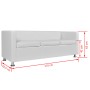 Set aus 2- und 3-Sitzer-Sofas und weißem Kunstledersessel von vidaXL, Sofas - Ref: Foro24-272180, Preis: 498,33 €, Rabatt: %