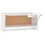 Schrank aus glänzend weißem Sperrholz, 70 x 32,5 x 35 cm von vidaXL, Kleiderschränke - Ref: Foro24-808248, Preis: 48,38 €, Ra...