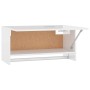 Schrank aus glänzend weißem Sperrholz, 70 x 32,5 x 35 cm von vidaXL, Kleiderschränke - Ref: Foro24-808248, Preis: 43,25 €, Ra...