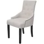 Dining chairs 4 units cream gray fabric by vidaXL, dining chairs - Ref: Foro24-272506, Price: 634,43 €, Discount: %