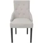 Dining chairs 4 units cream gray fabric by vidaXL, dining chairs - Ref: Foro24-272506, Price: 634,43 €, Discount: %