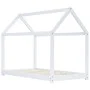 Children's bed frame solid white pine wood 70x140 cm by vidaXL, Cribs and beds for children - Ref: Foro24-283349, Price: 125,...